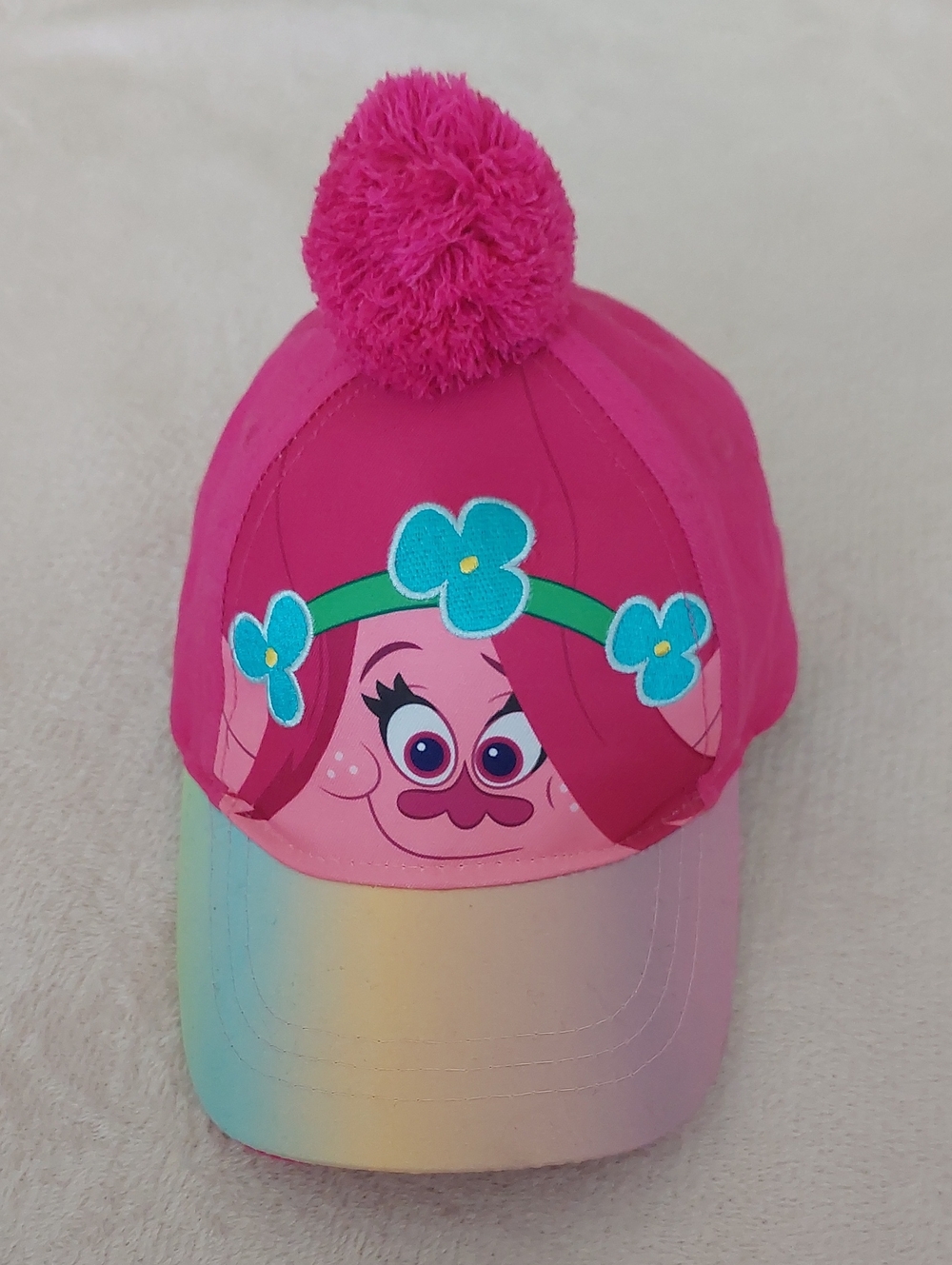 Princess/Queen POPPY TROLL World Tour Toddler Girl Baseball Cap NWOT